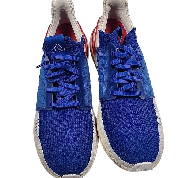 Adidas Mens Ultraboost 19 Blue White Running Athletic Shoes Size 13 US EF1340 - Picture 3 of 12